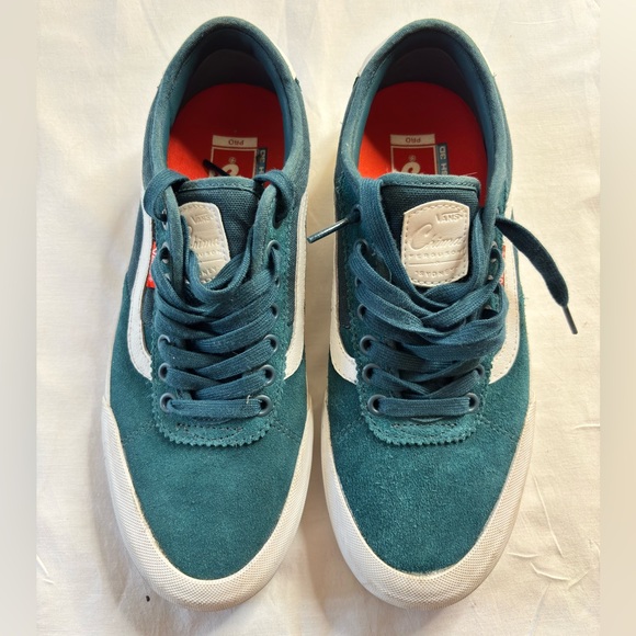 Vans Other - Vans Turquoise and White Casual Shoes
